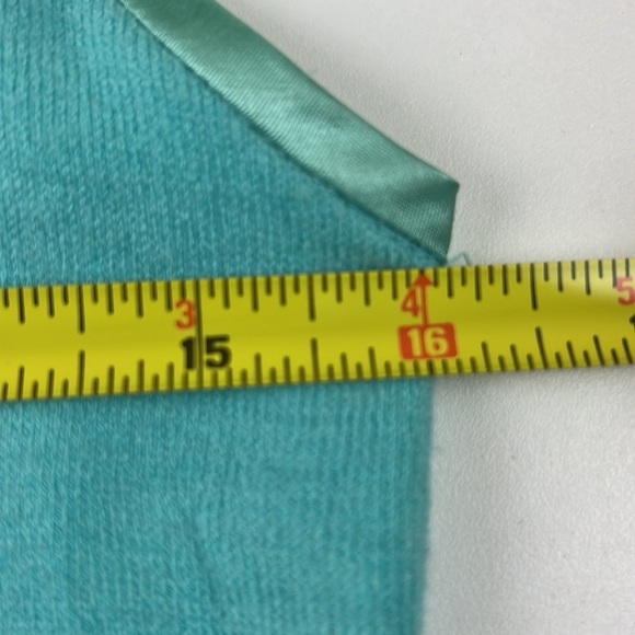 URTHEONE Turqiose  Sleeveless Faux Fur Trim Tank - Picture 10 of 14